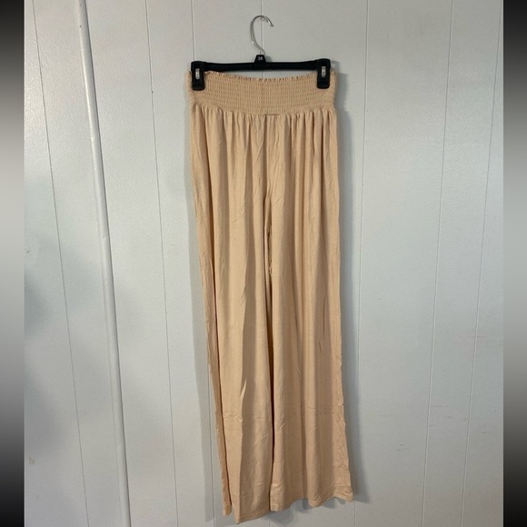 Echic Smocked Waist Flowy Pants NWT size XL - Picture 5 of 9